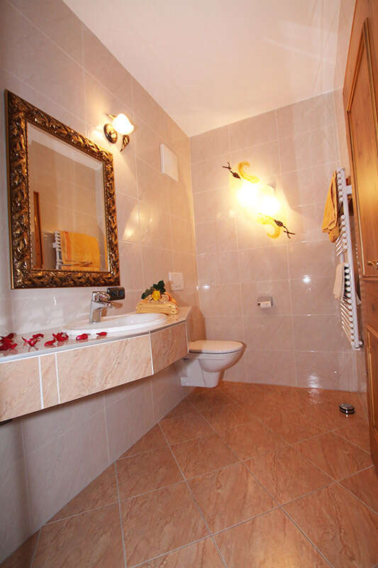 Panorama Suite mit Badezimmer und WC im Humlerhof 