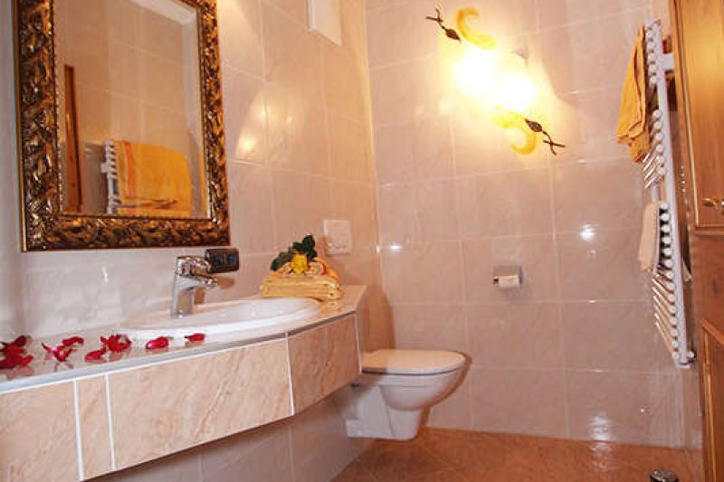 Panorama Suite mit Badezimmer und WC im Humlerhof 